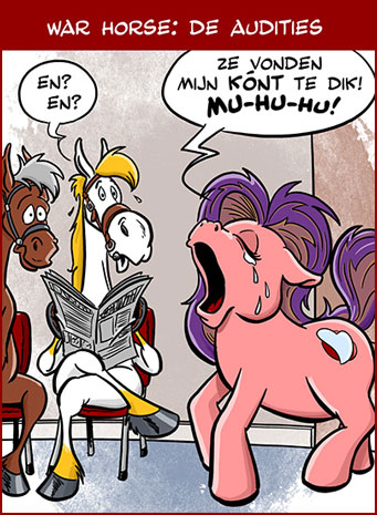 Cartoon: War Horse
